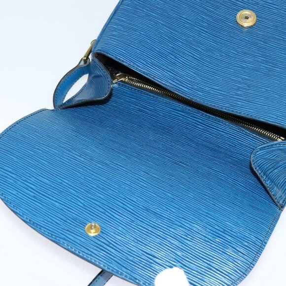 LOUIS VUITTON Epi Saint Cloud GM Shoulder Bag Toledo Blue - Picture 11 of 16
